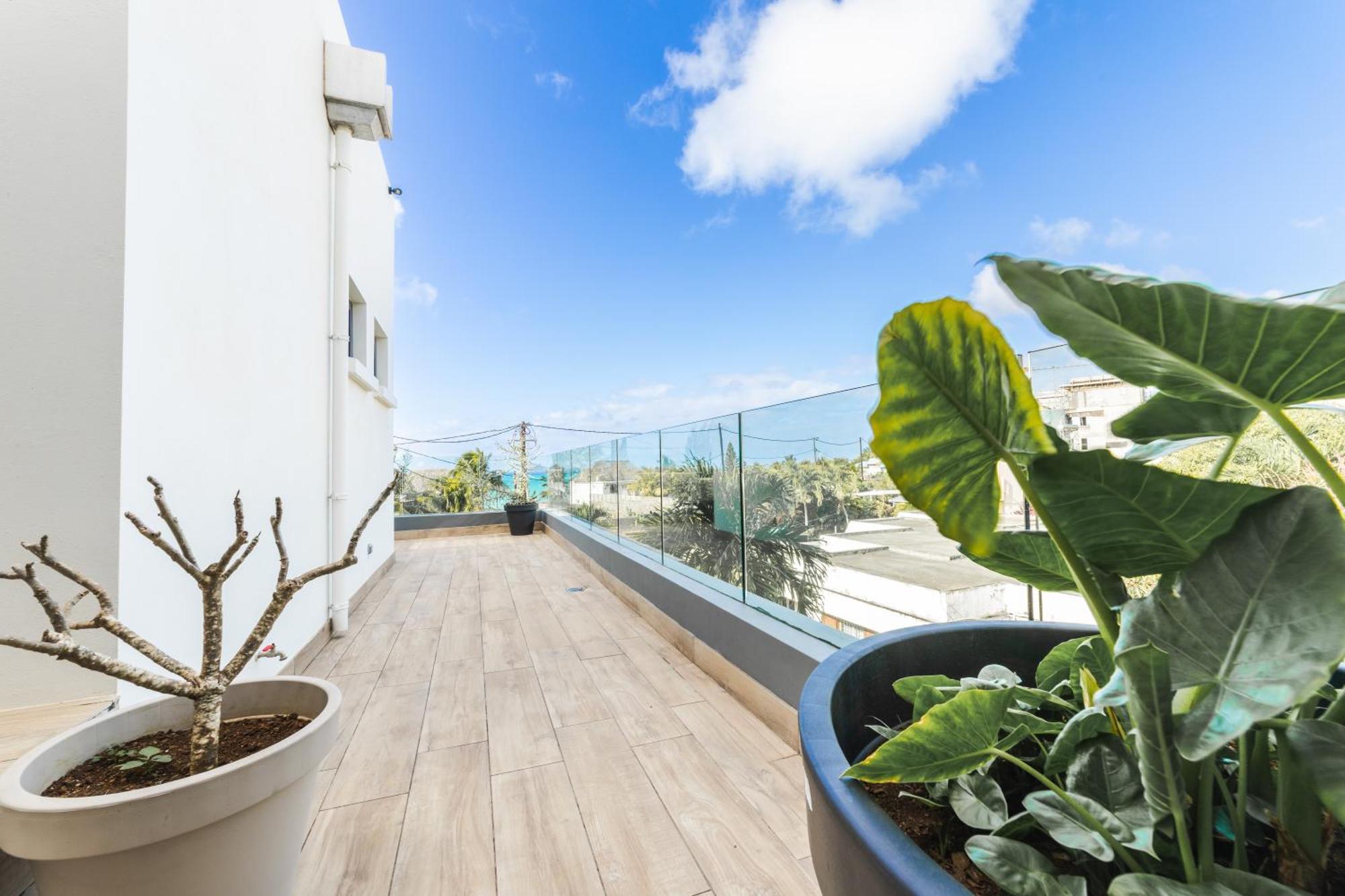 Modern Penthouse - Nautilya Bs1 Apartman Grand-Baie Kültér fotó